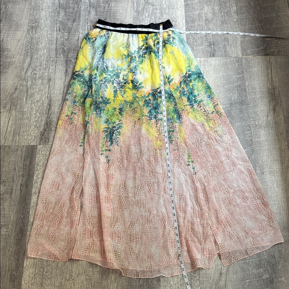 BEBE Floral Gradient Maxi Skirt - Picture 3 of 7
